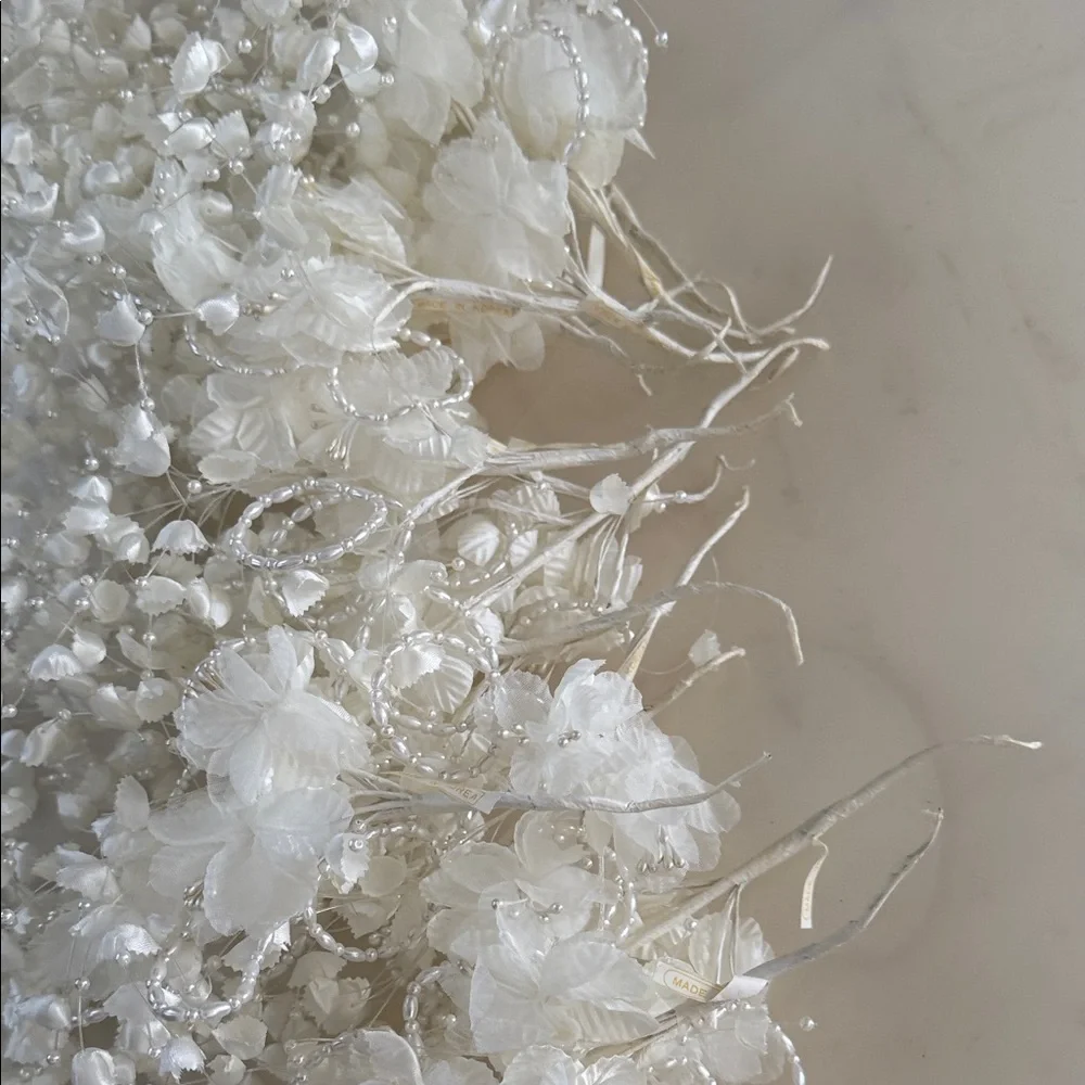 Elegant White Floral Hair, wedding decoration Accessory 3 pieces